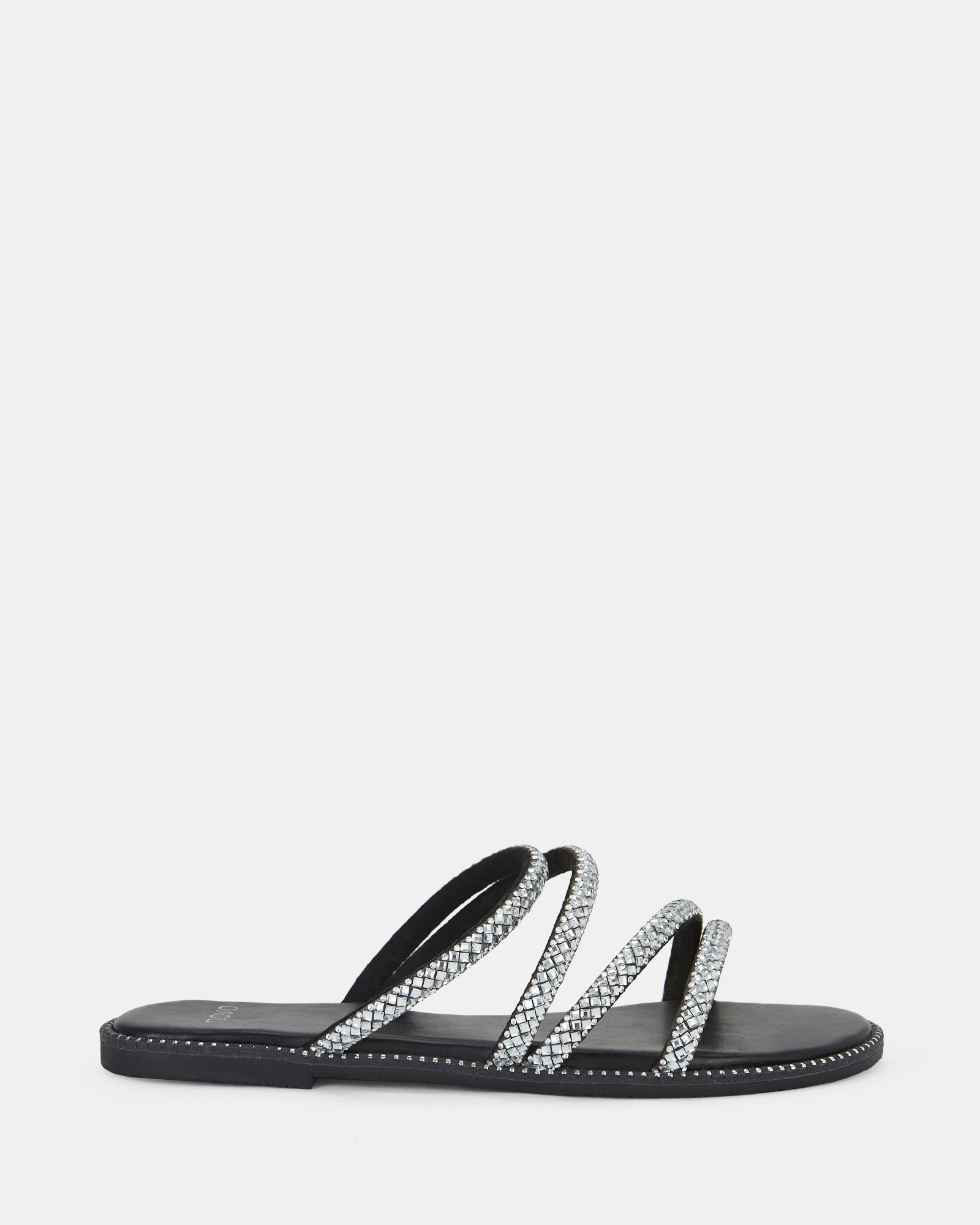 STARRY BLACK Flat Sandals Buy Women's SANDALS Online Novo Shoes NZ