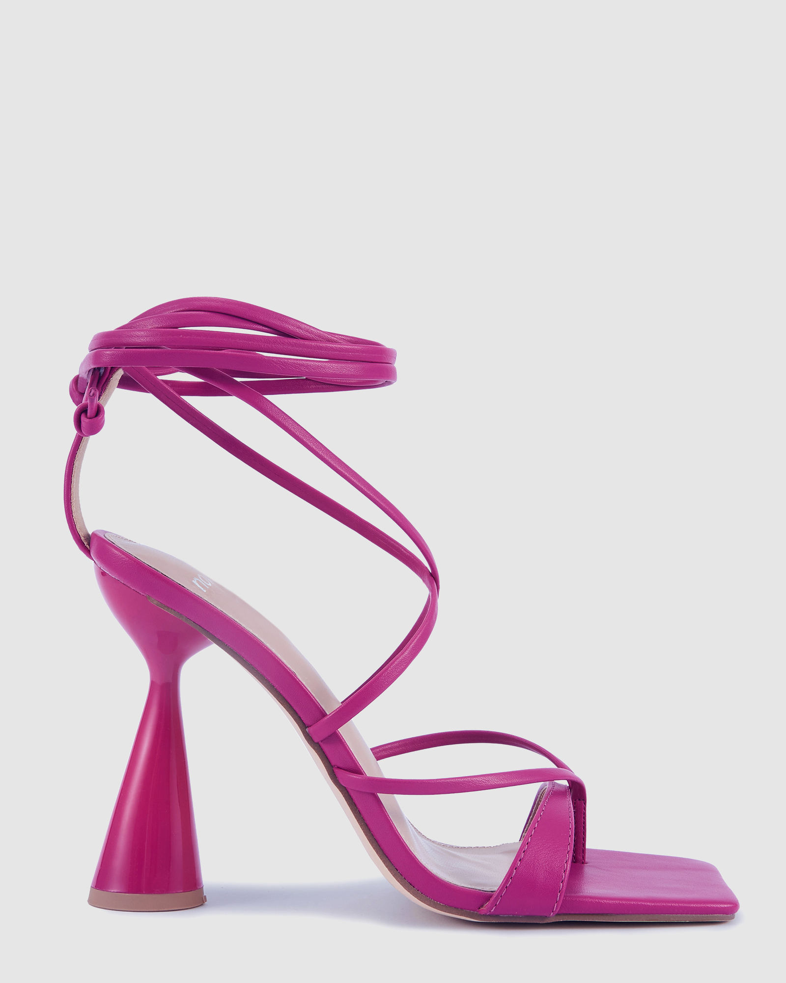 ZANCY Magenta LaceUp Heels Buy Women's HEELS Online Novo Shoes NZ