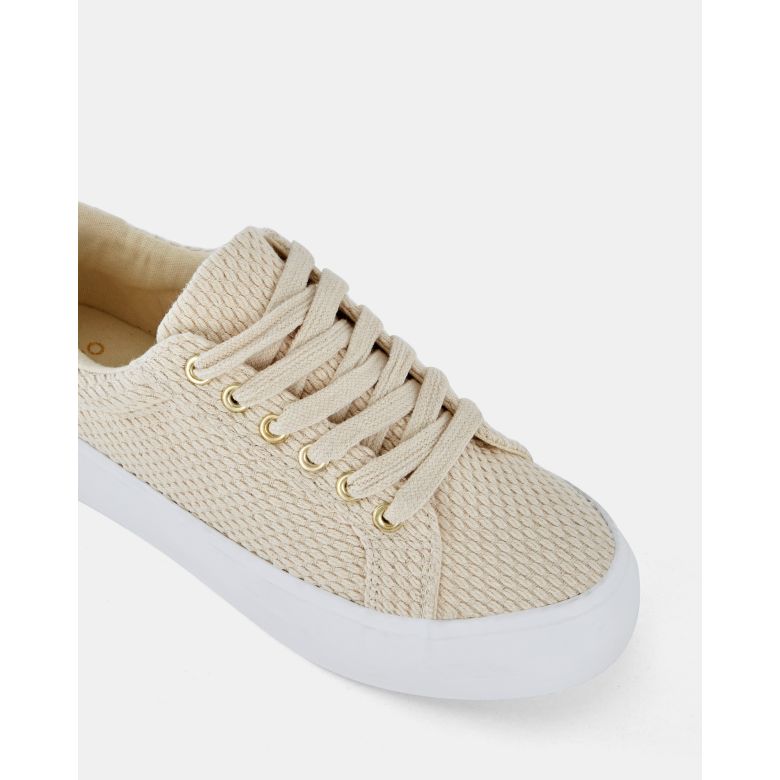 CARL BEIGE Leisure Sneakers | Buy Women's FLATS Online | Novo Shoes NZ