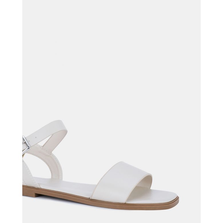 TIPPY CREAM Flat Sandals Buy Women's SANDALS Online Novo Shoes NZ