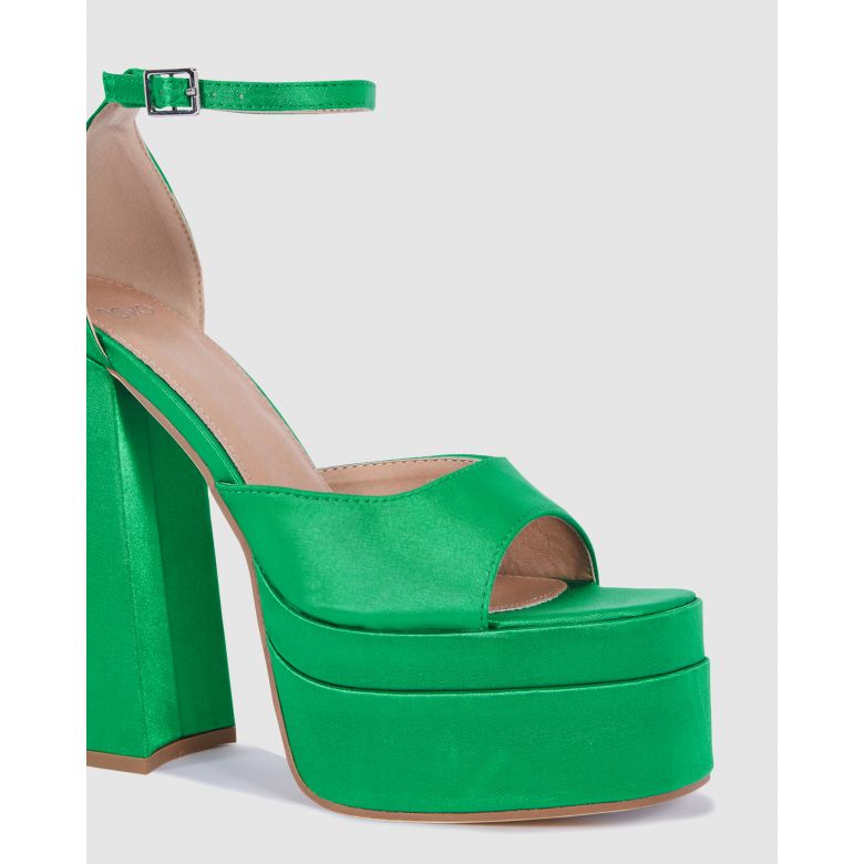 ZINEY GREEN Platform Heels Buy Women's HEELS Online Novo Shoes NZ