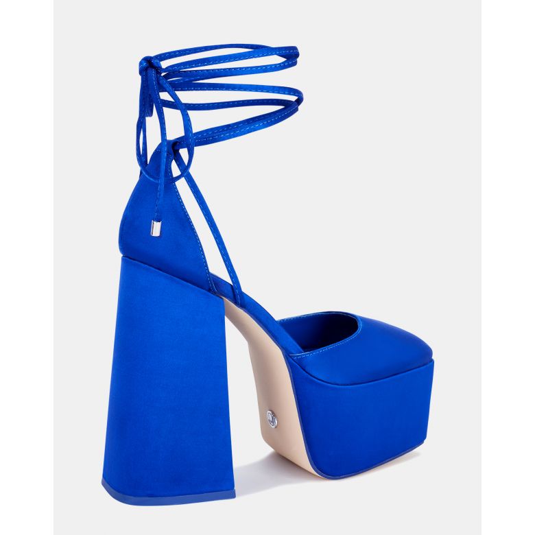 ZOOSHI COBALT Platform Heels Buy Women's HEELS Online Novo Shoes NZ