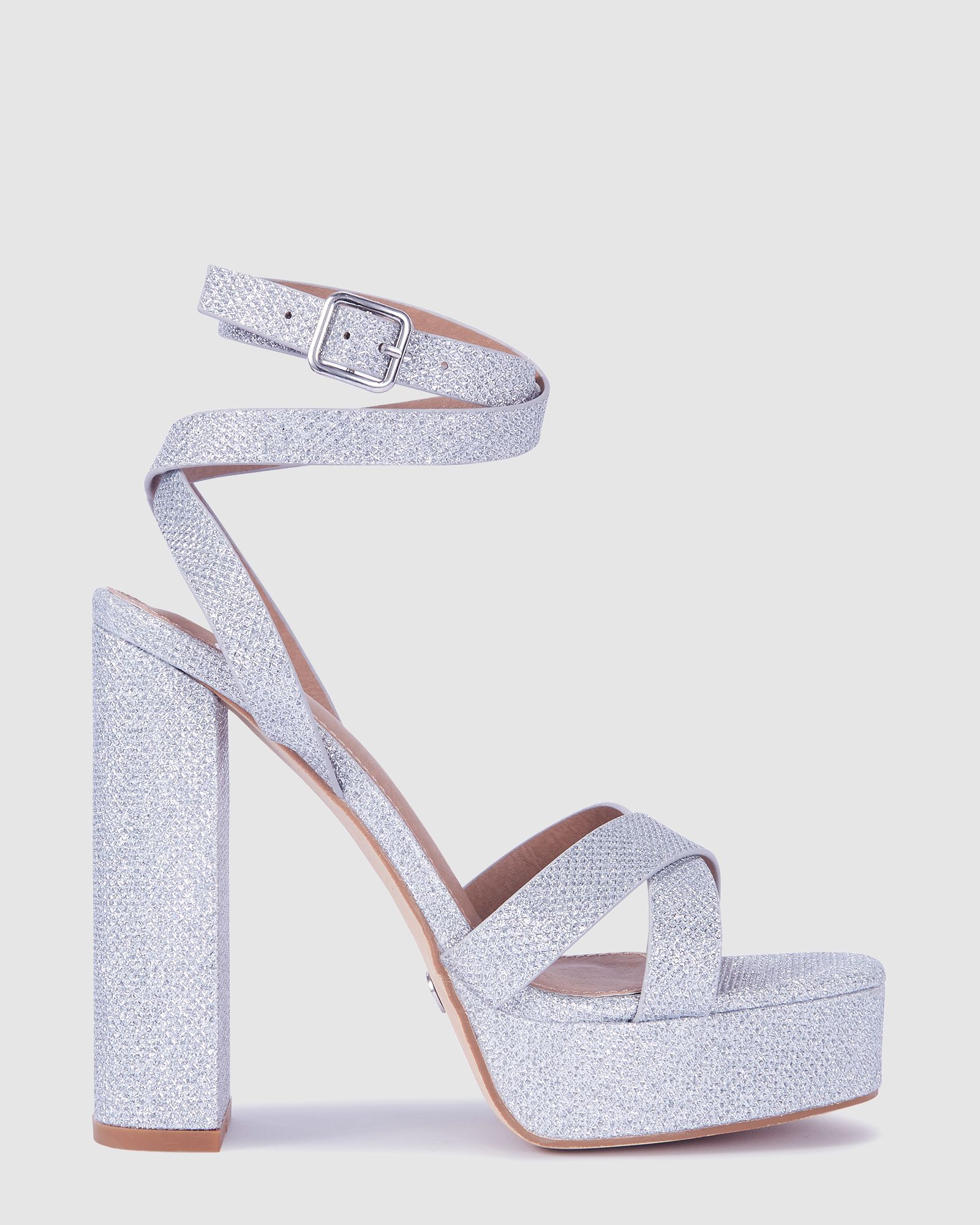 PAYTON SILVER Platform Heels Buy Women's Online Novo Shoes NZ